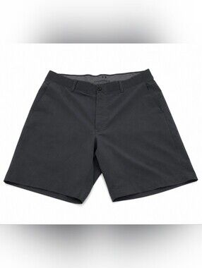 Grand Slam Men's Golf Shorts Size 36 Gray Performance Stretch Flat Front Casual